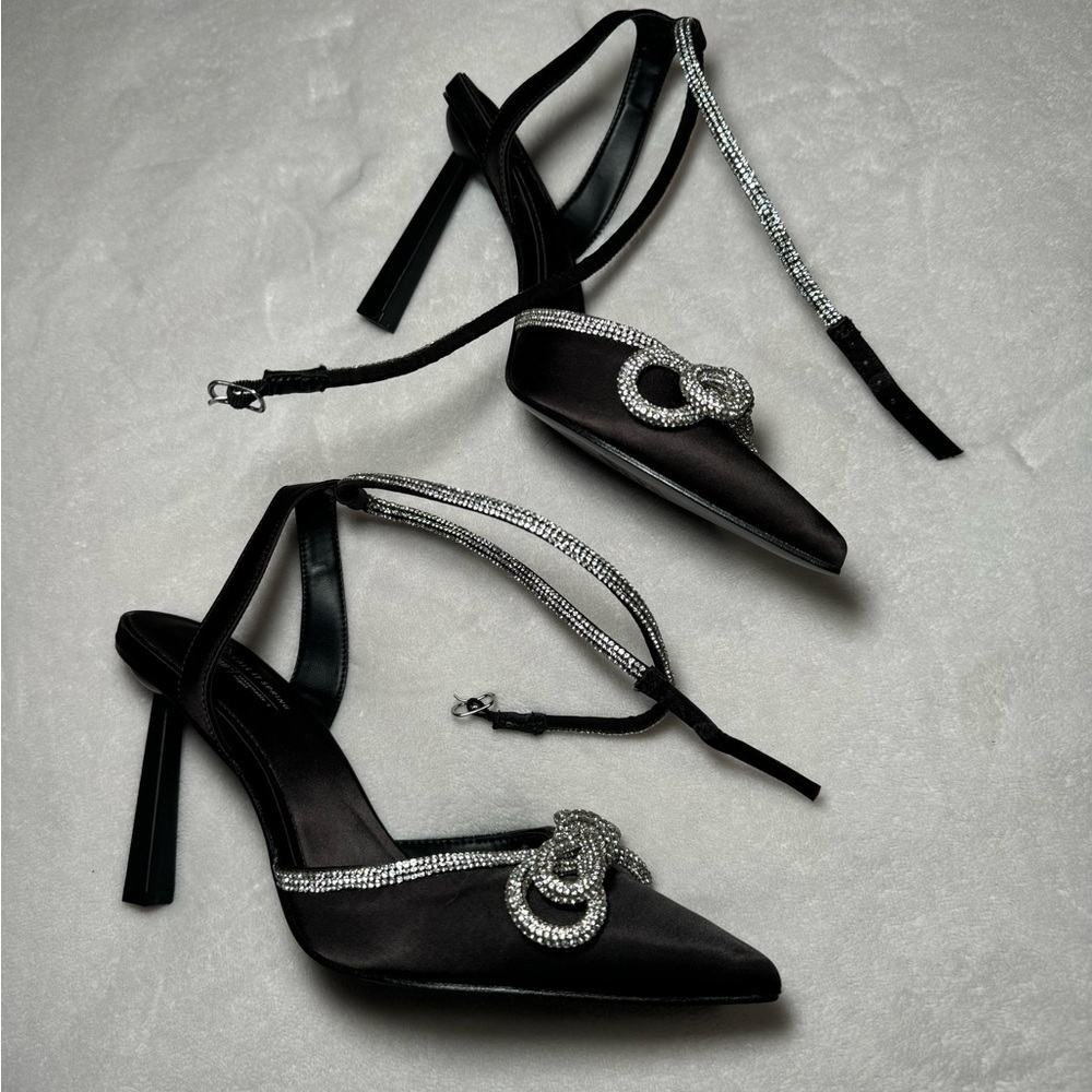 Call it Spring Rhinestone Bow Galaa Heels - Picture 5 of 8